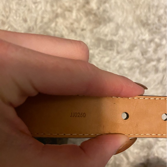 Louis Vuitton Dark Brown Monogram Belt with Gold Buckle - Picture 5 of 8